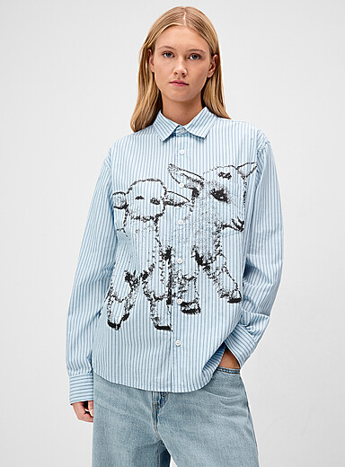 La chemise ample agneaux