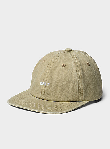 Small logo pigment denim cap