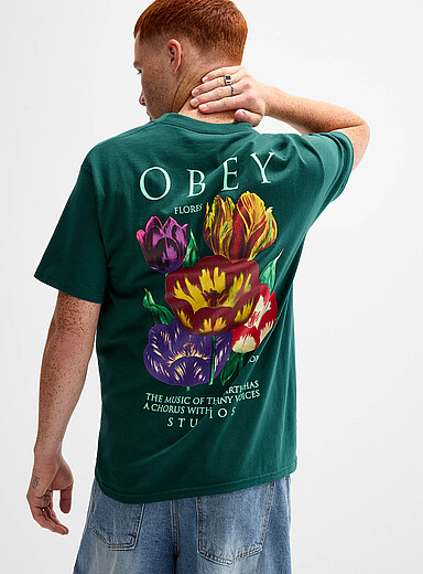 Le t-shirt imprim&eacute; floral Flores Robus <b>Coupe r&eacute;guli&egrave;re</b>