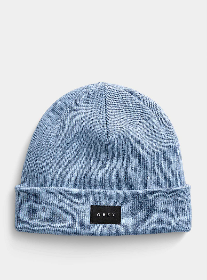 Obey Baby Blue Virgil tuque for women