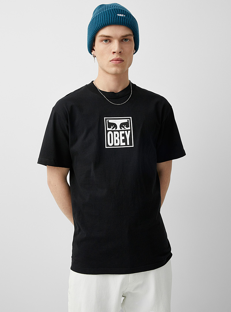 Obey Black The Creeper T-shirt for men