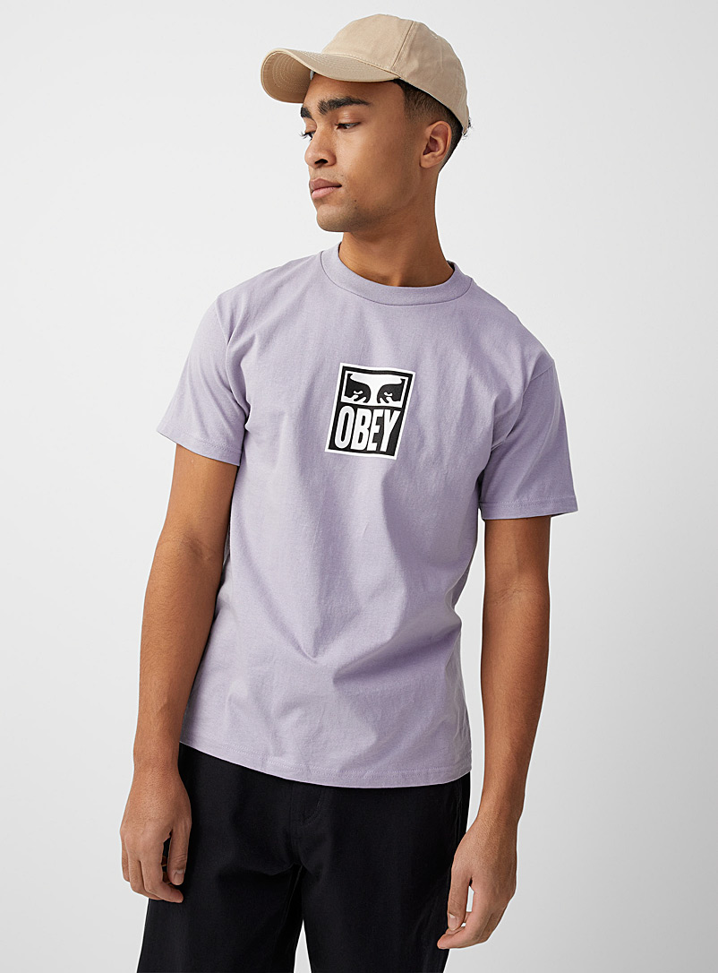 Obey: Le t-shirt The Creeper Lilas pour homme