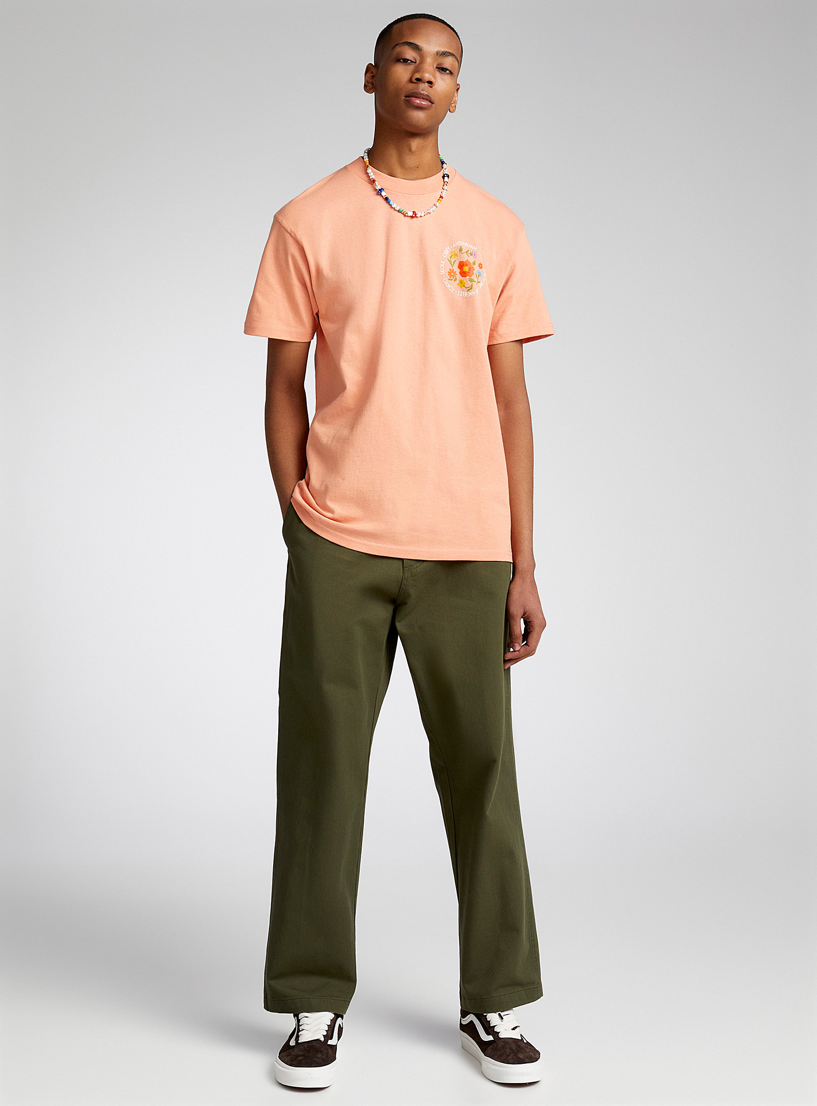 Obey Hardwork Carpenter Pant Straight Fit In Green