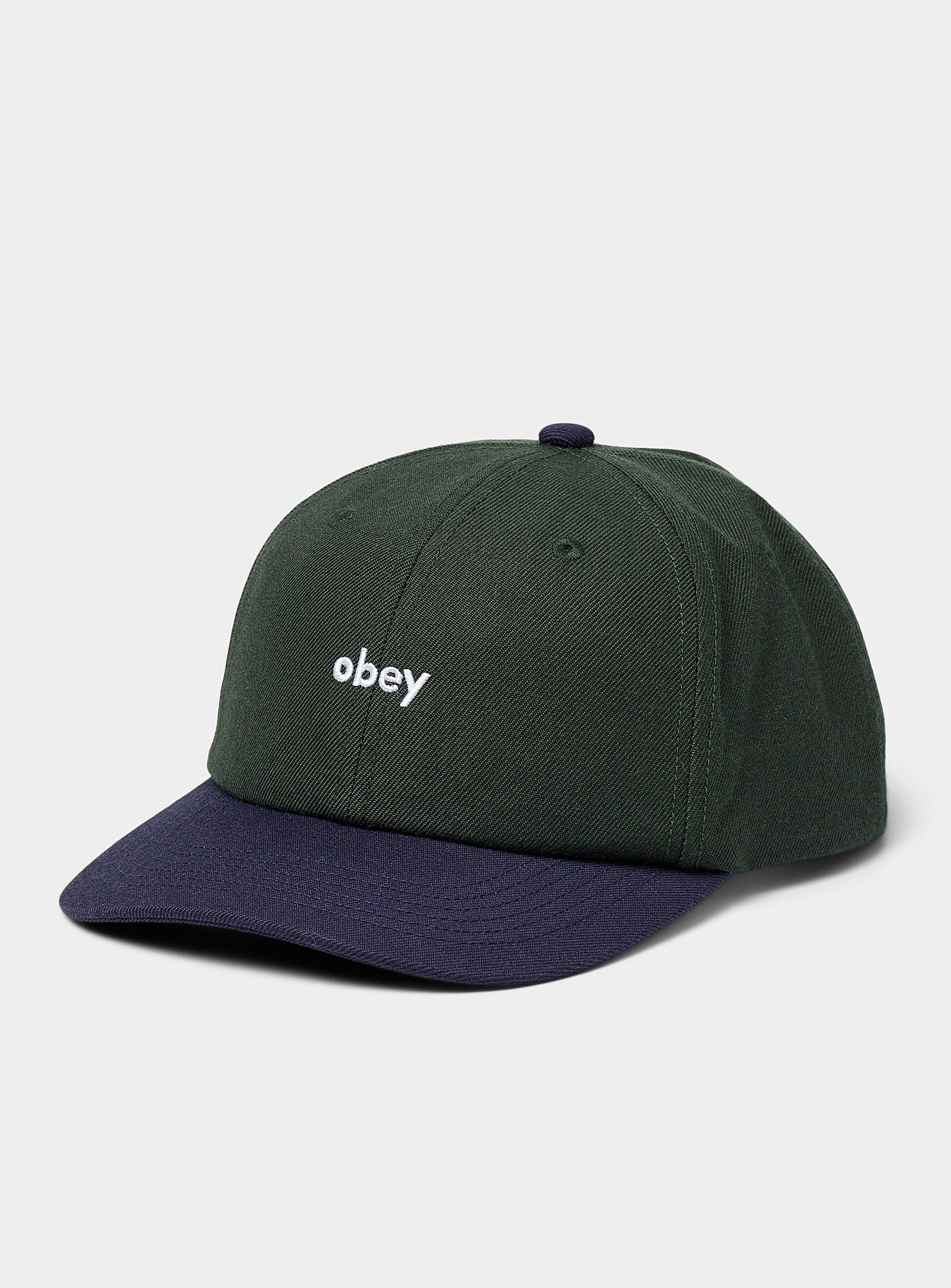 OBEY SMALL LOGO TWO-TONE CAP