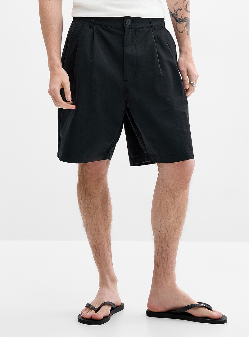 Foster pleated Bermudas Baggy fit product image 2