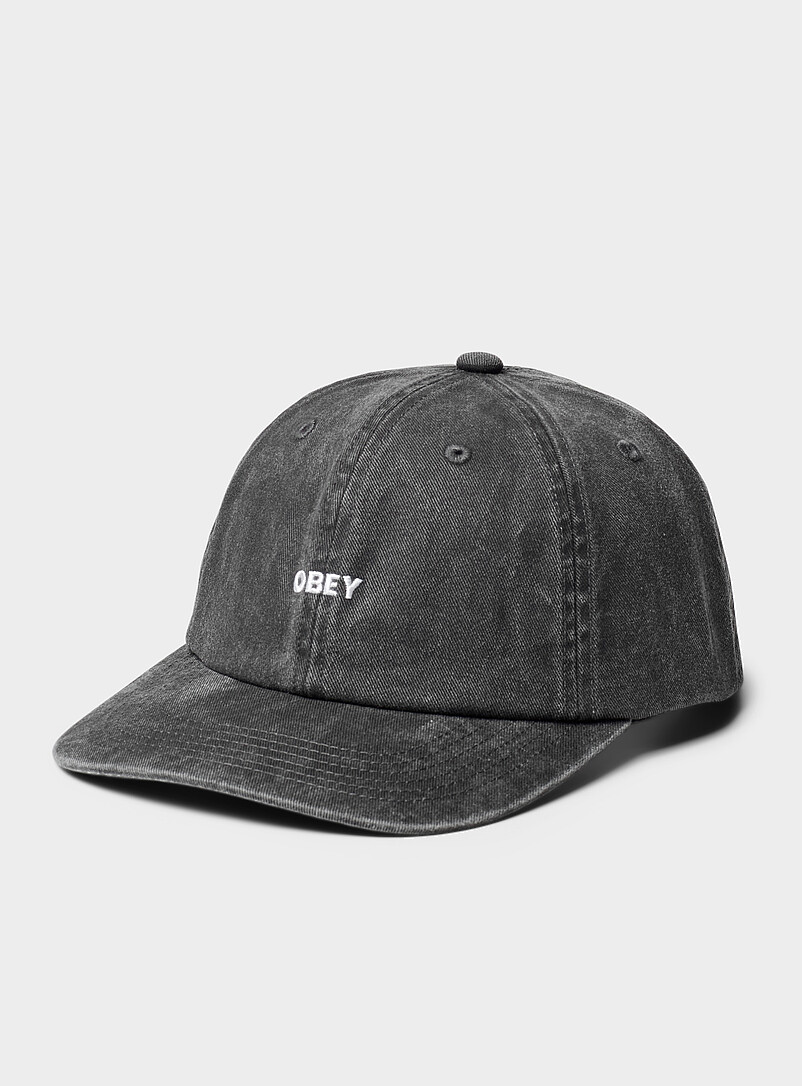 Small logo pigment denim cap product image (primary)