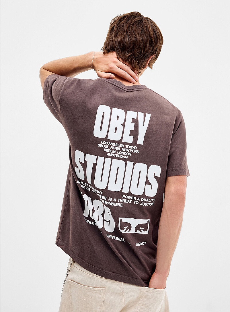 Stamped graphic T-shirt product image (primary)