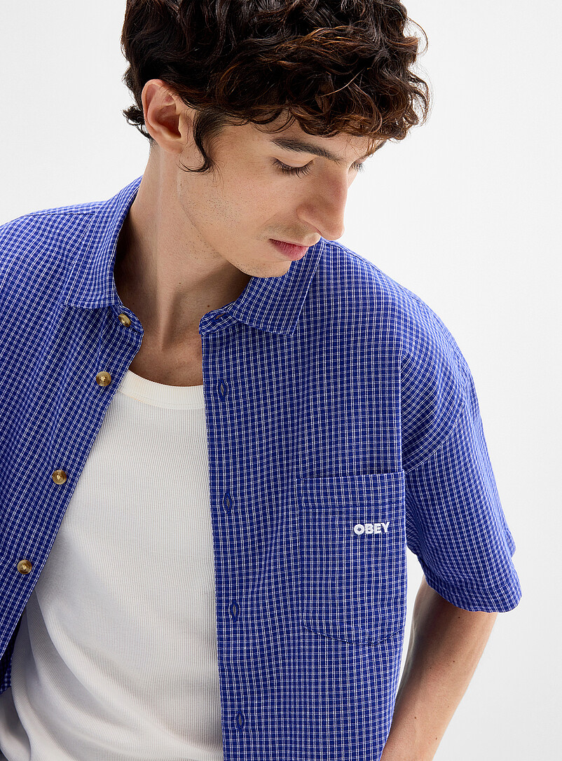 Bigwig Frank mini-check shirt product image 2