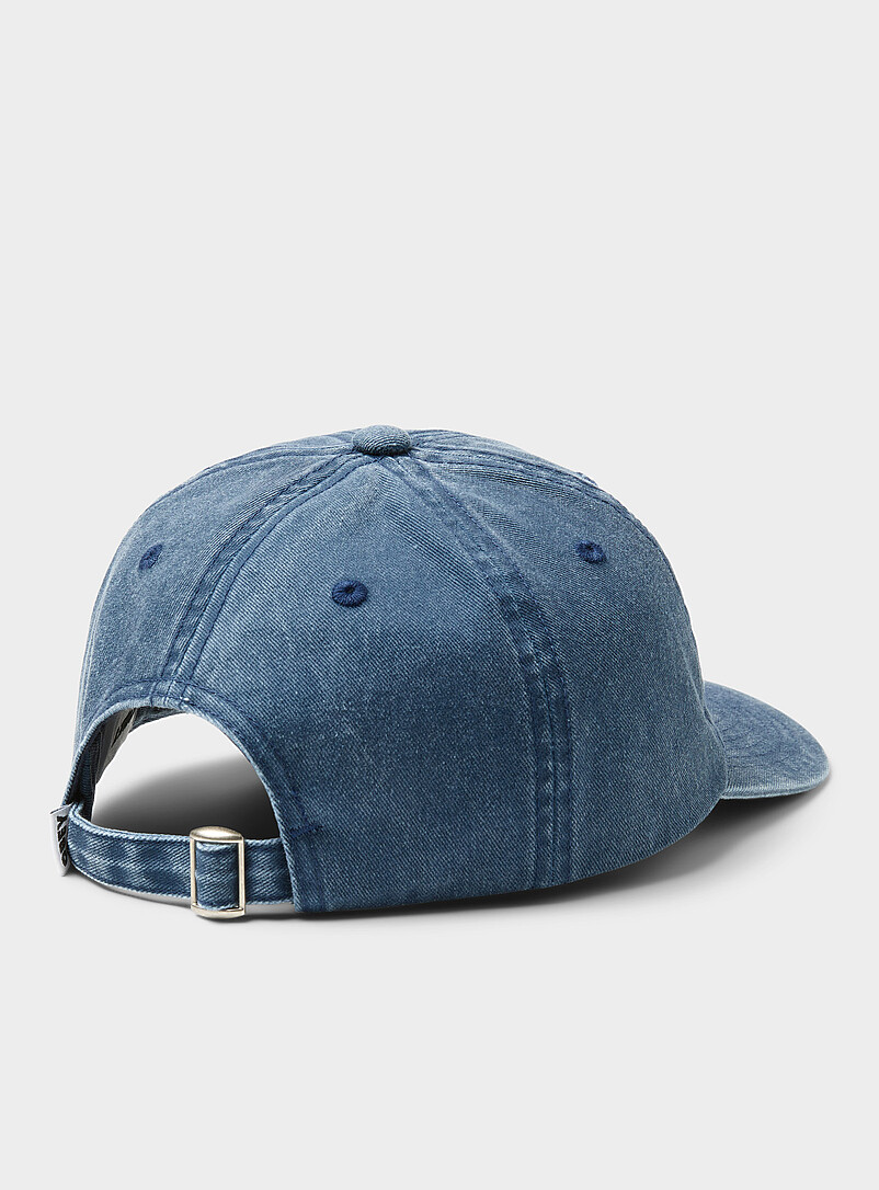 Slanted logo pigment denim cap product image 2