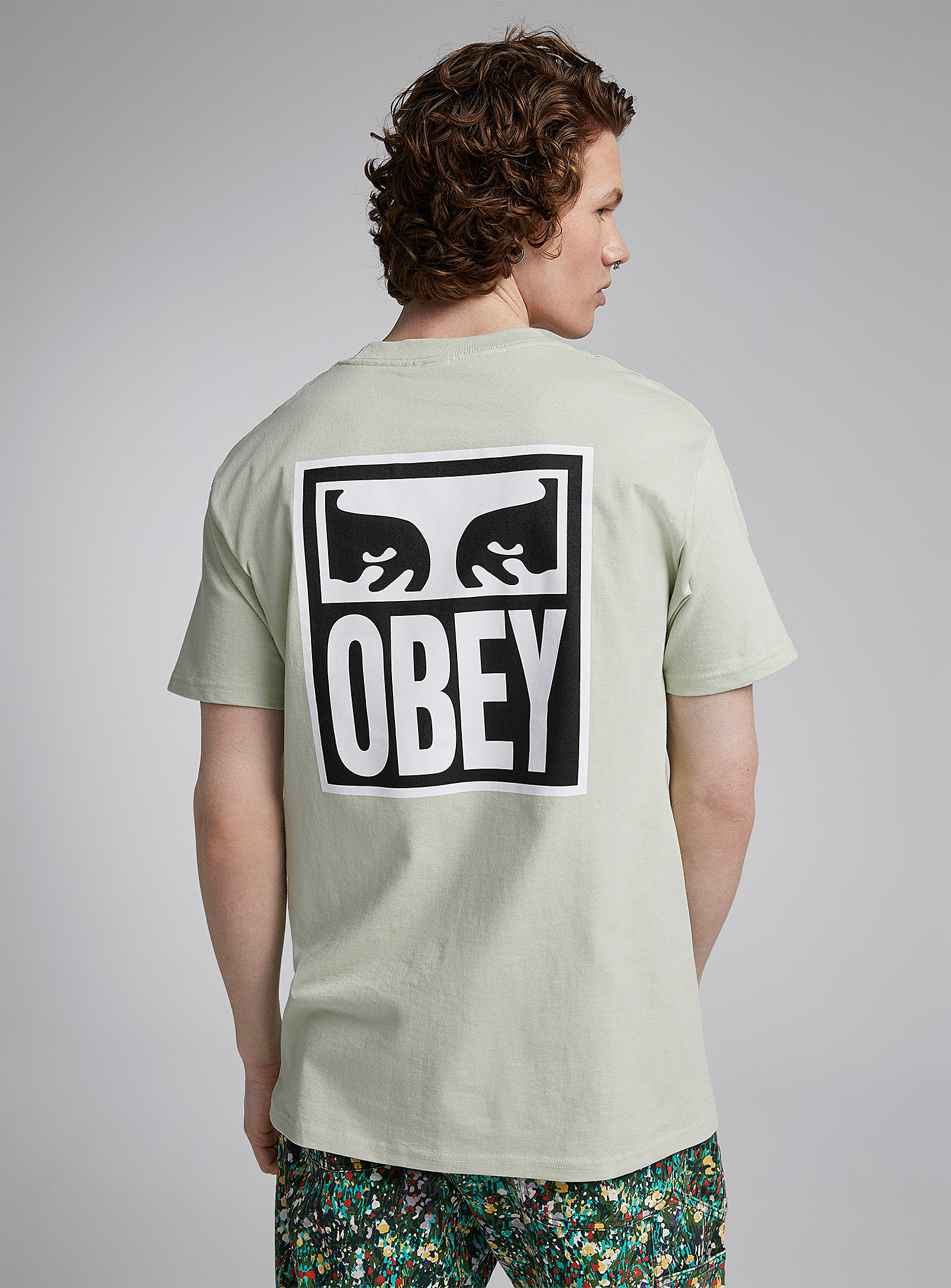 Obey Eyes Icon Ii T-shirt In Green