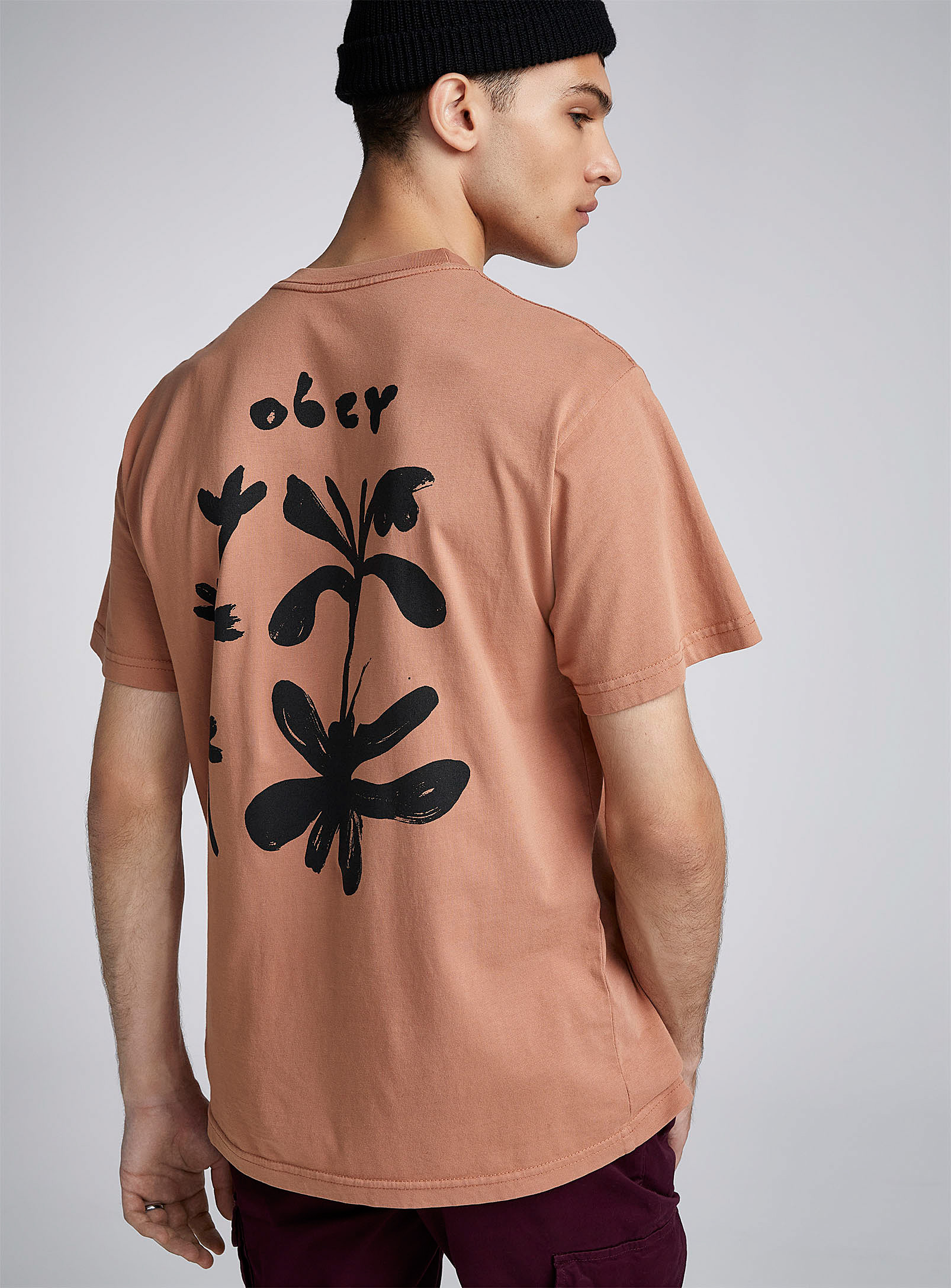 Obey - Men's Minimalist flower T-shirt