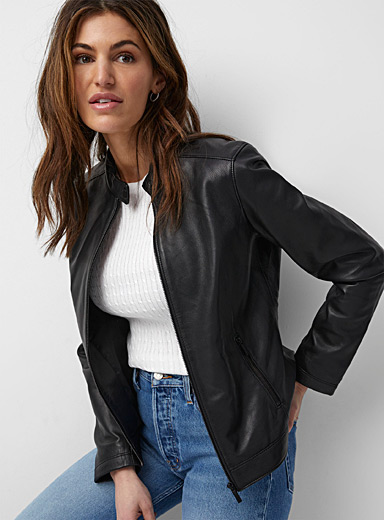 Women's Leather and Suede Coats | Contemporaine | Simons