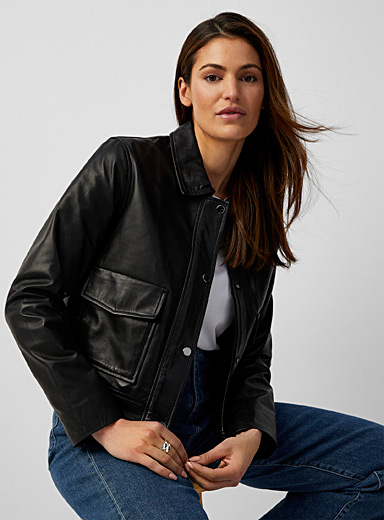LEMONONSTORE Women Lapel Long Sleeve Zip Jackets Trendy Cropped Faux Suede  Coats Lightweight Fall Jacket Coat Moto Biker Tops at  Women's Coats  Shop