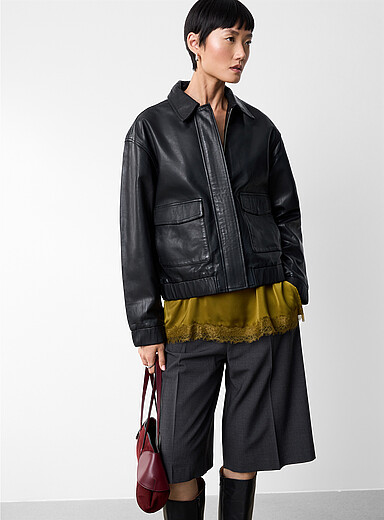 Cleo leather jacket