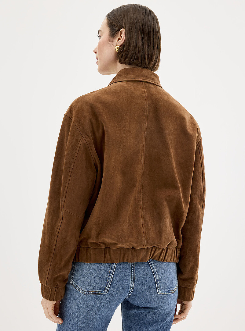Ciara oversized suede jacket product image 3