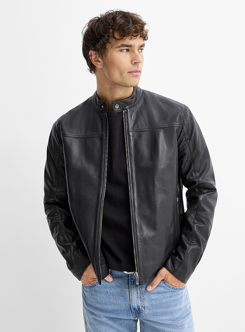 Genuine Leather Biker Jacket