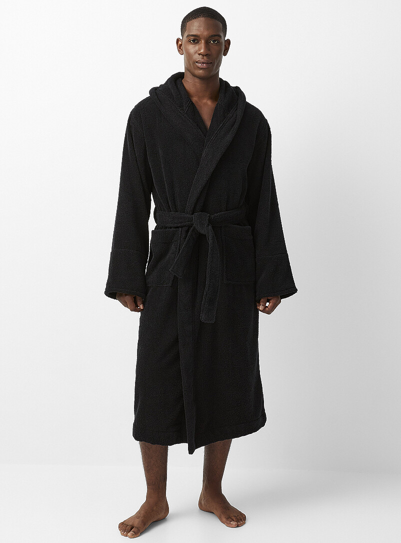 Hooded Terry Bathrobe