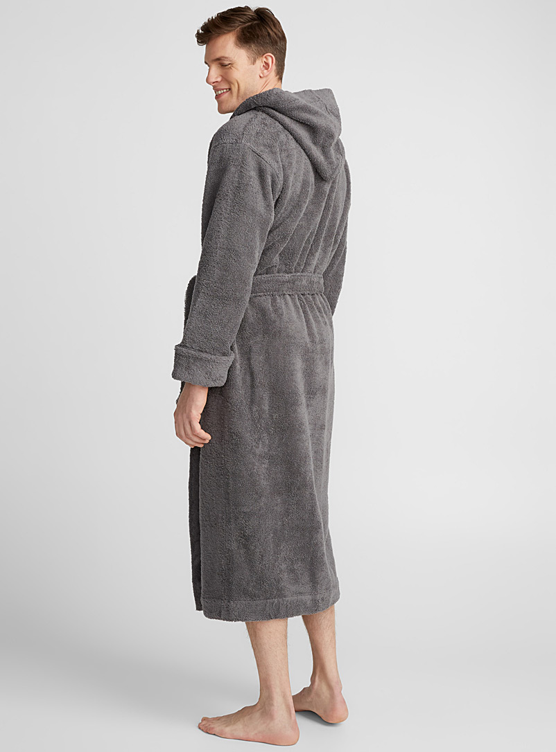 Hooded terry bathrobe product image 2