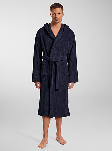 Terry hooded robe, Le 31, Shop Men's Bathrobes Online