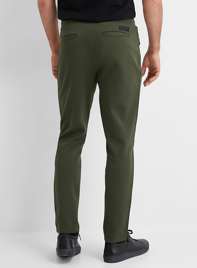 Michael Kors Green Structured jersey minimalist joggers for men