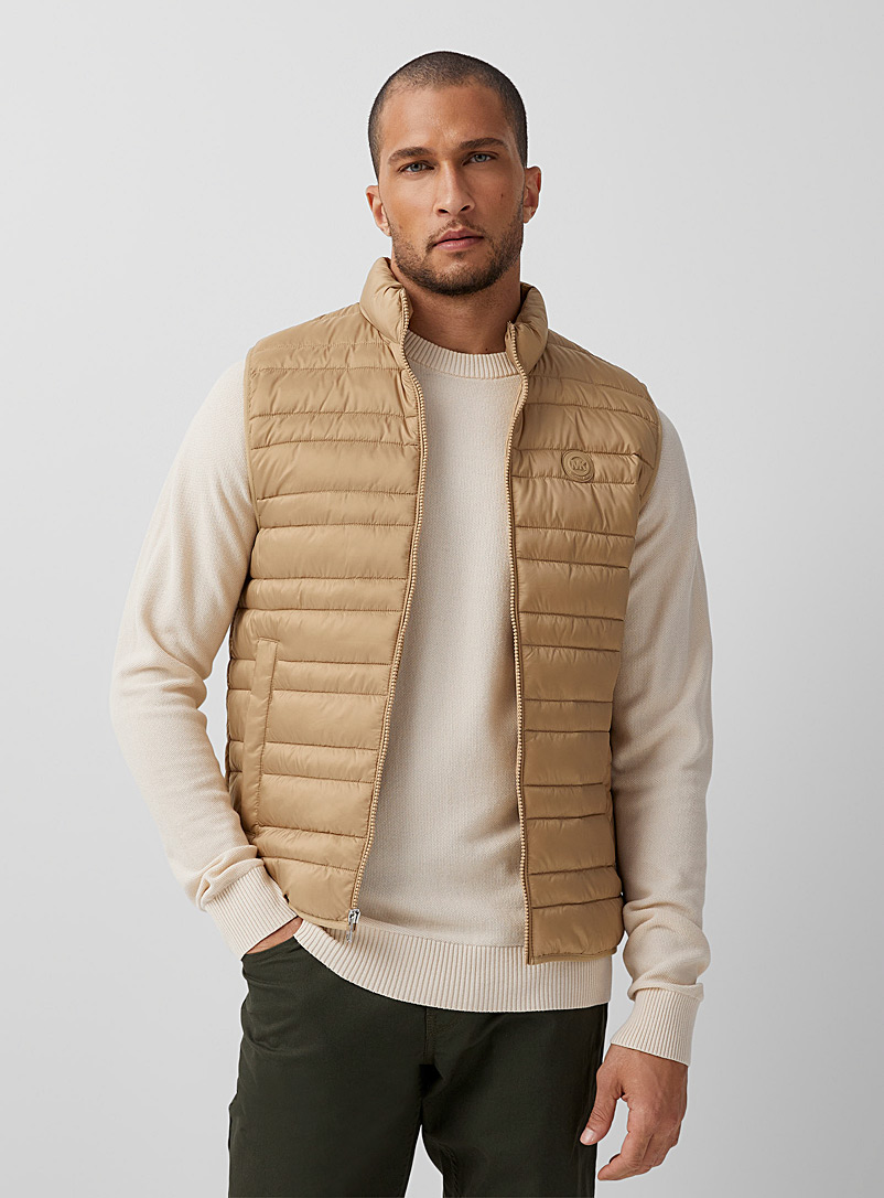Michael Kors Sand Stylish quilted jacket for men