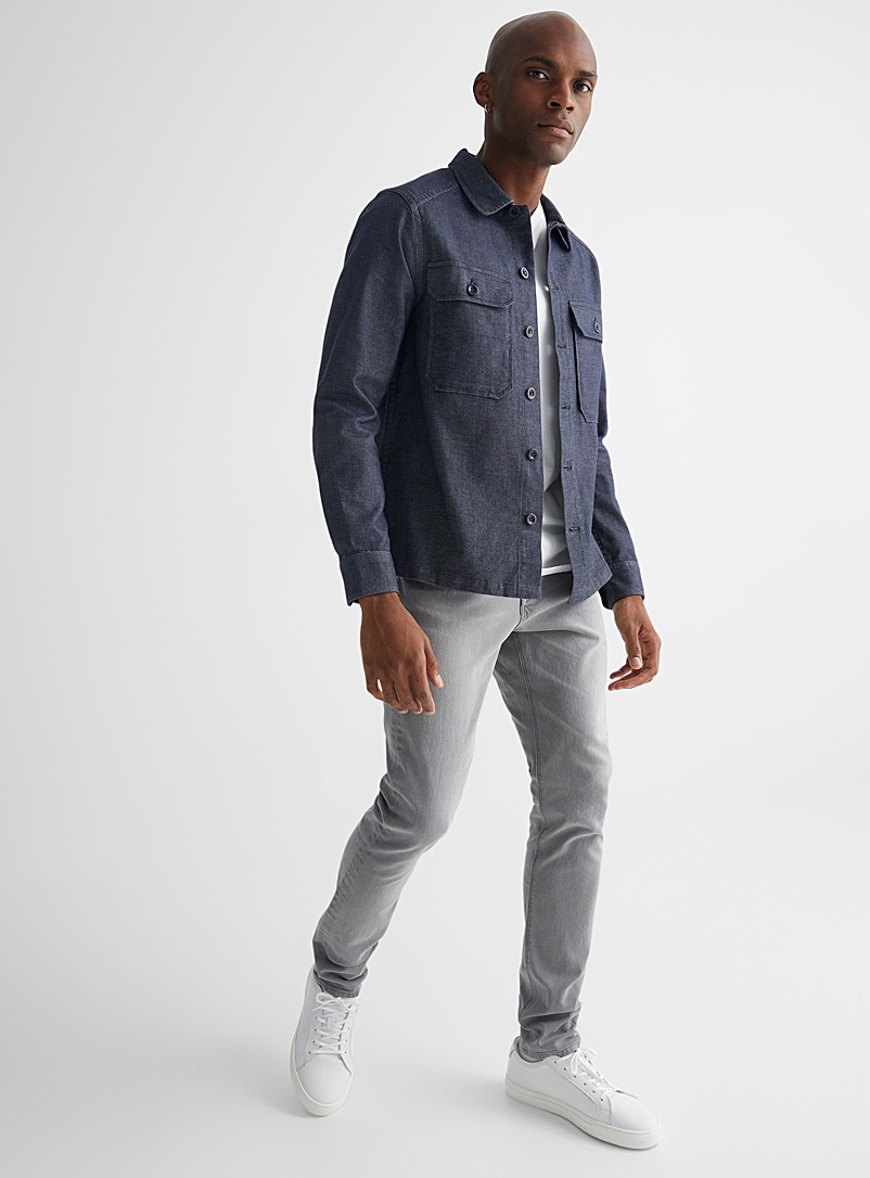 Michael Kors Grey Parker ash-grey jean Slim fit for men
