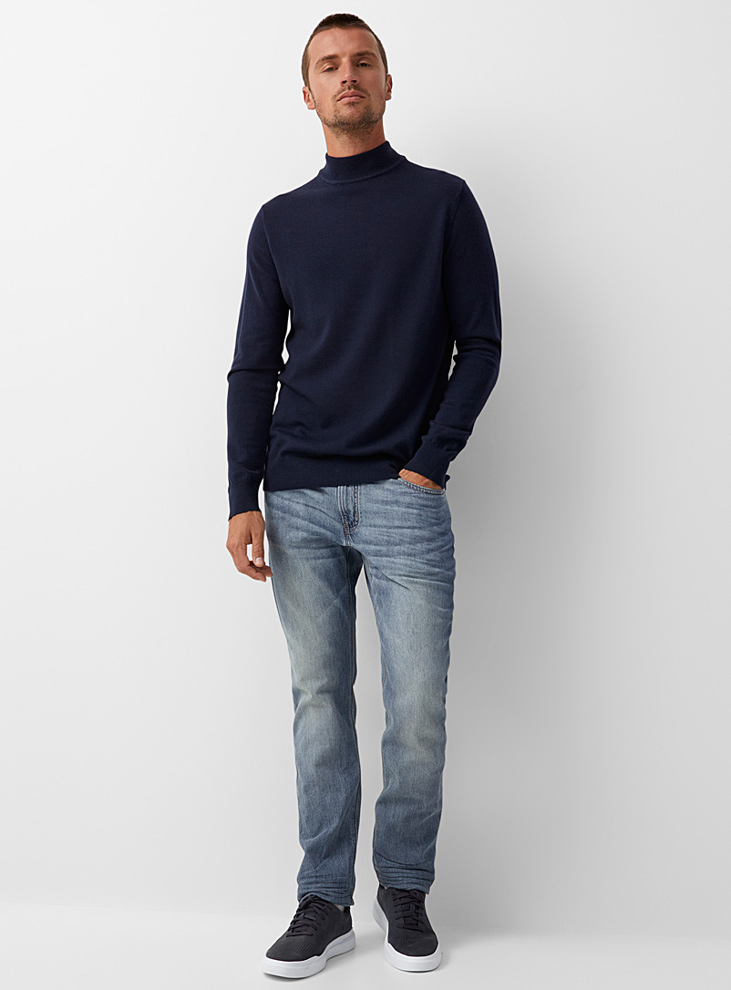 Michael Kors Blue Parker faded jean Slim fit for men