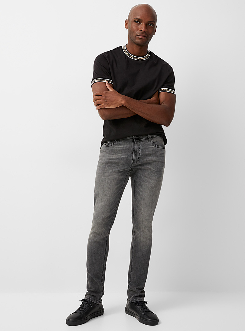 Michael Kors: Le jean cendré Parker Coupe étroite Gris pour homme