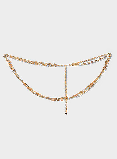 La ceinture cha&icirc;ne monogramme
