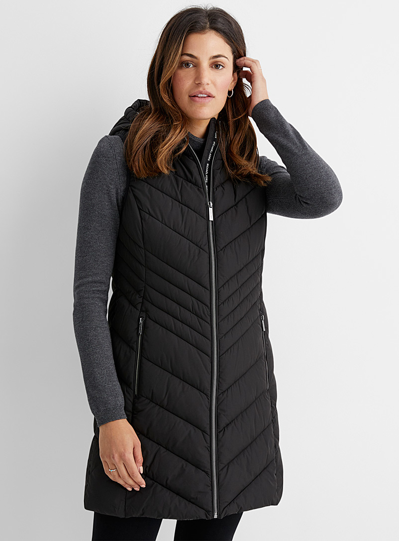 Accent-zip puffer vest | Michael Michael Kors | Women's Quilted and Down  Coats Fall/Winter 2019 | Simons