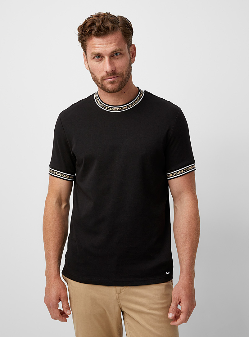 Alfabetisk orden Til Ni lineal Signature trim T-shirt | Michael Kors | Shop Men's Logo Tees & Graphic T- Shirts Online | Simons