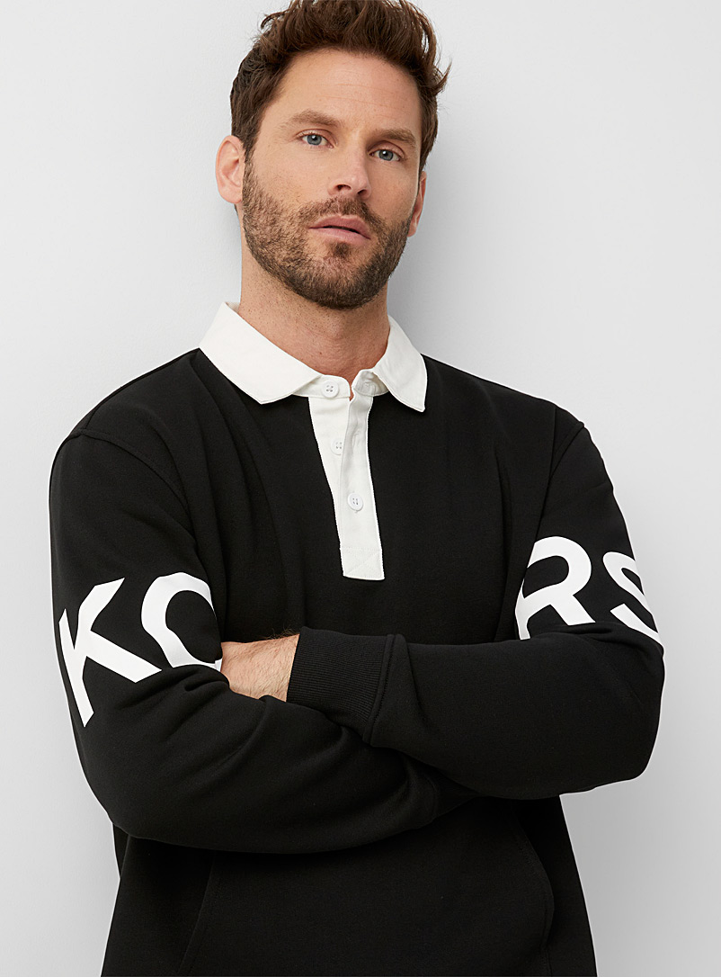 Michael Kors Black Polo hoodie sweatshirt for men