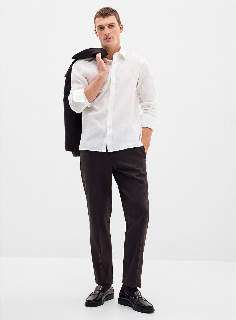 Minimalist Pure Linen Shirt Classic Fit