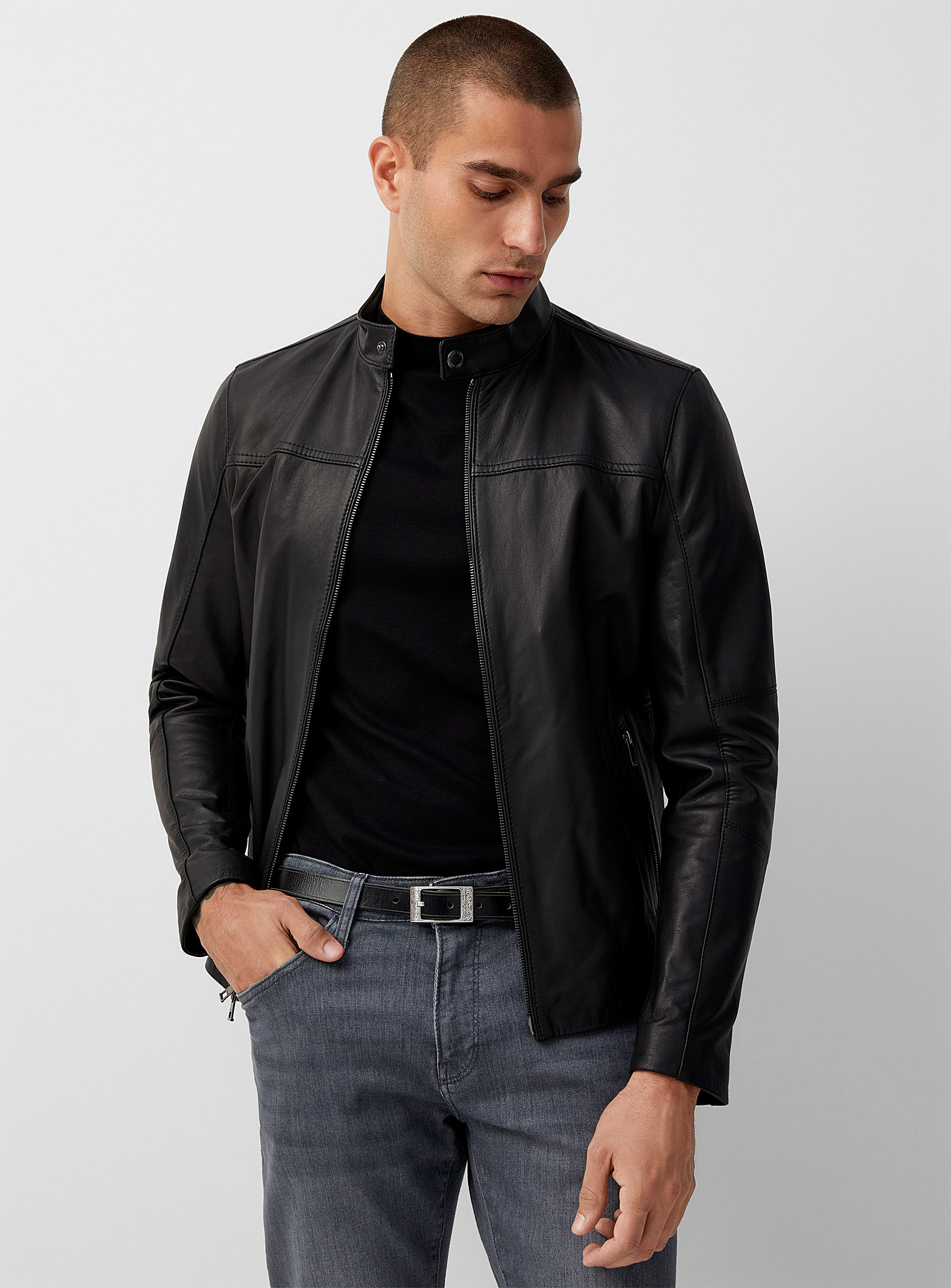 Michael Kors - Men's Biker leather jacket