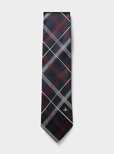 La cravate en soie tartan