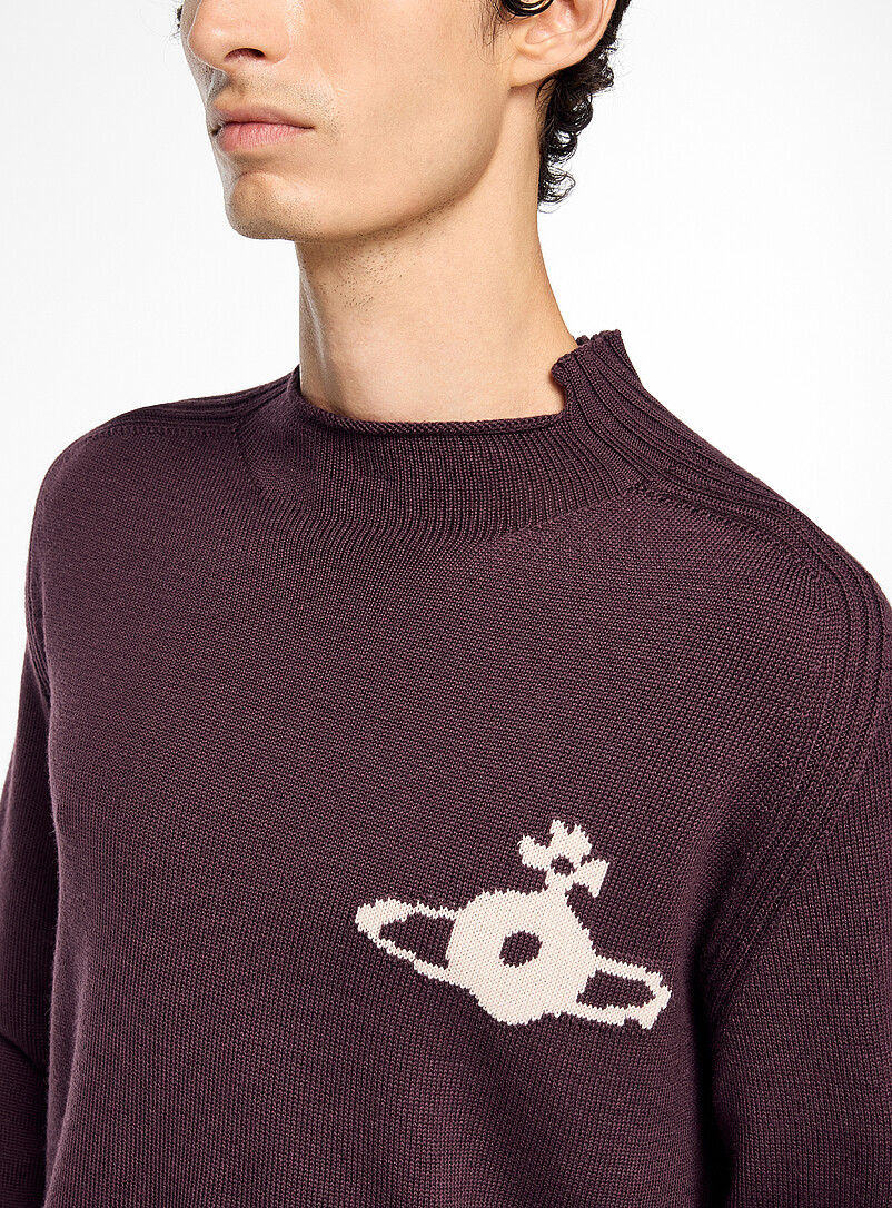 Fisherman rolled half-collar sweater | Vivienne Westwood | Shop