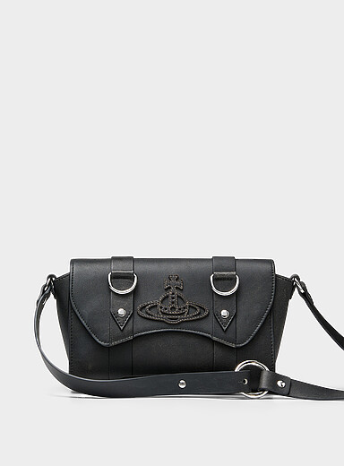 Kimmy distressed leather crossbody bag