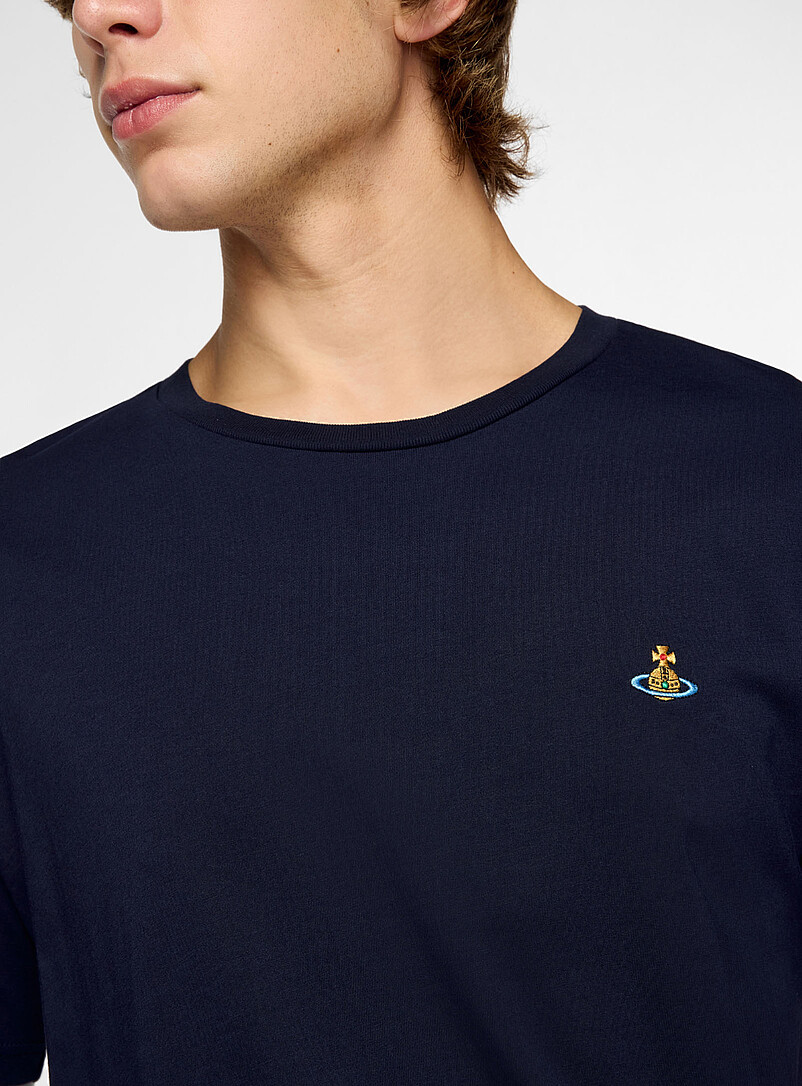 Embroidered orb T-shirt | Vivienne Westwood | Shop Men's Designer