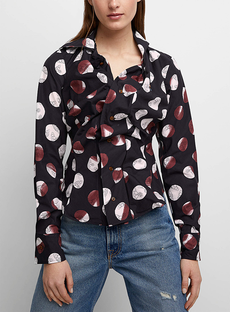 Vivienne Westwood Assorted Drunken dots and orbs shirt for women