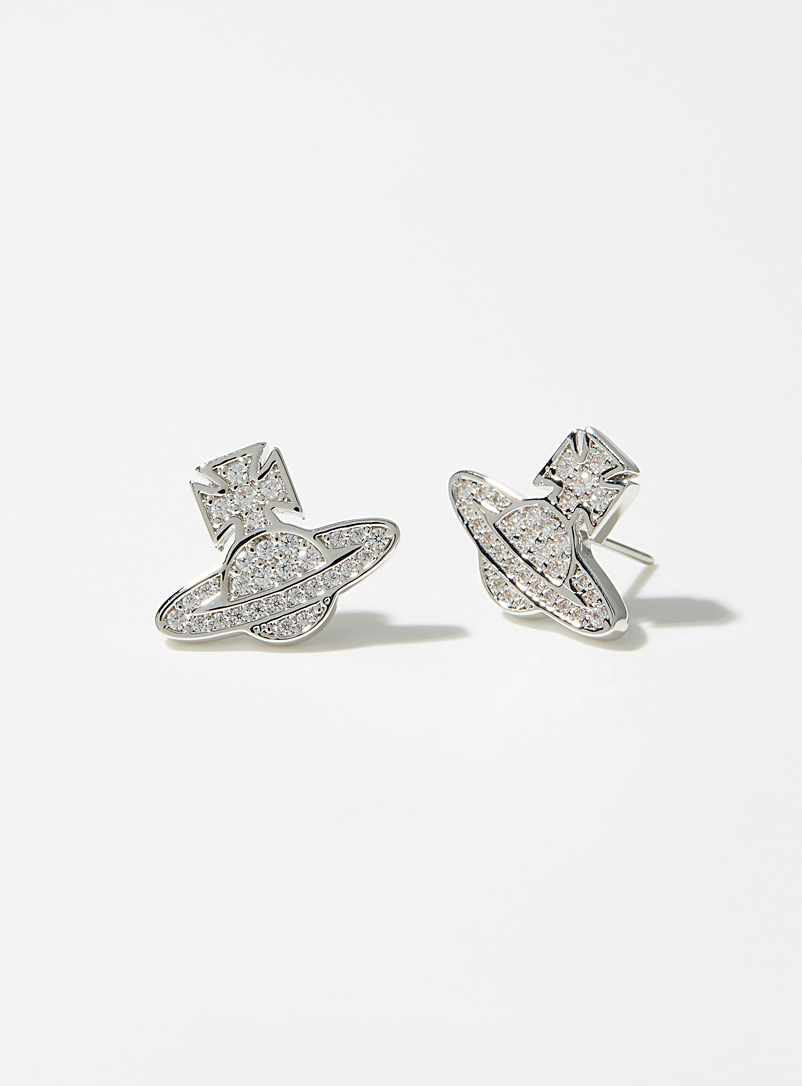Vivienne Westwood White Romina earrings for women