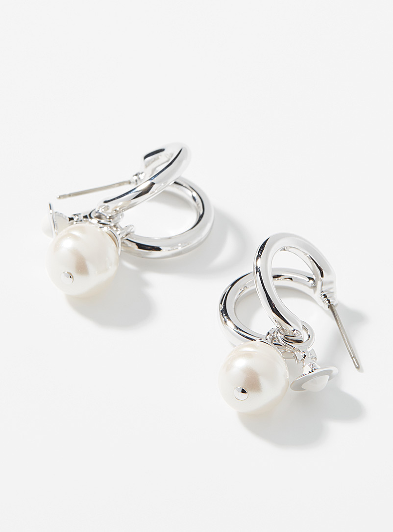 Vivienne Westwood Ivory White Marella earrings for women
