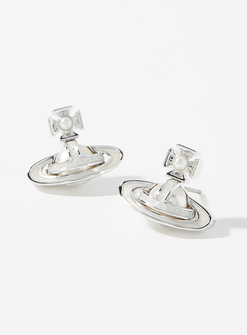 Vivienne Westwood Ivory White Simonetta earrings for women