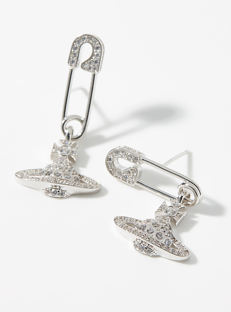 Vivienne Westwood White Lucrece earrings for women
