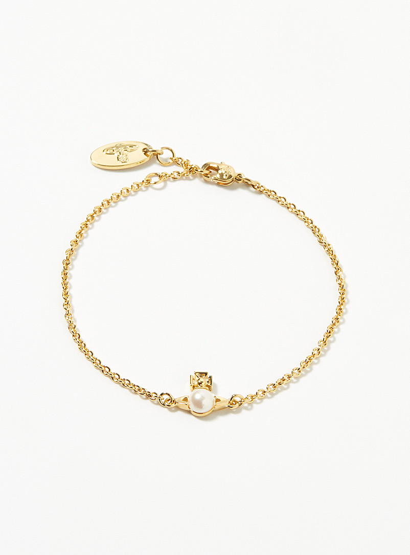 Vivienne Westwood Golden Yellow Balbina bracelet for women