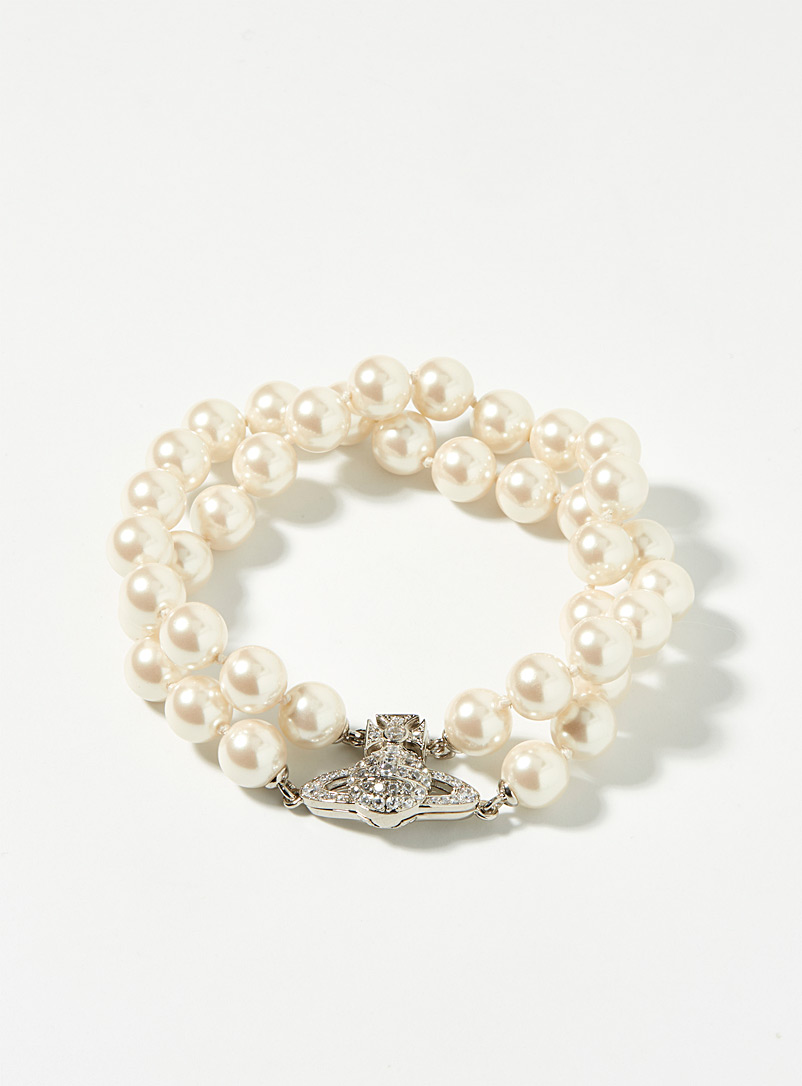Vivienne Westwood White Graziella bracelet for women