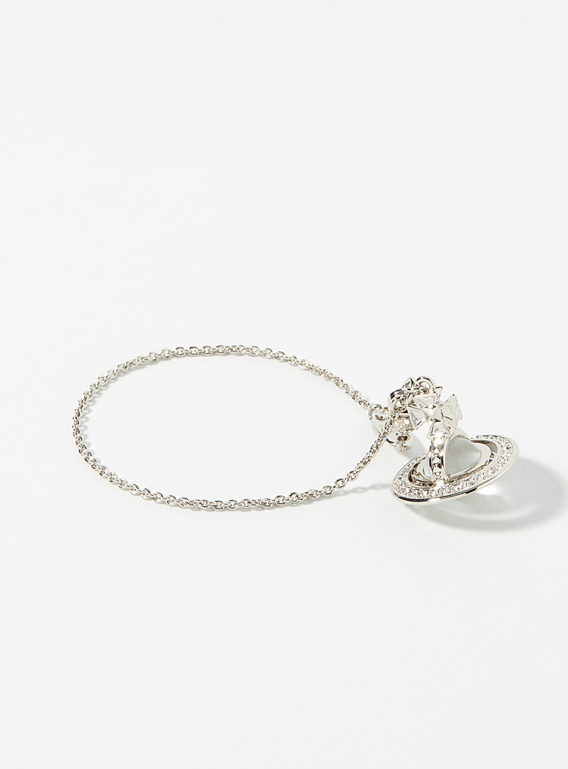 Vivienne Westwood Silver Pina Orb bracelet for women