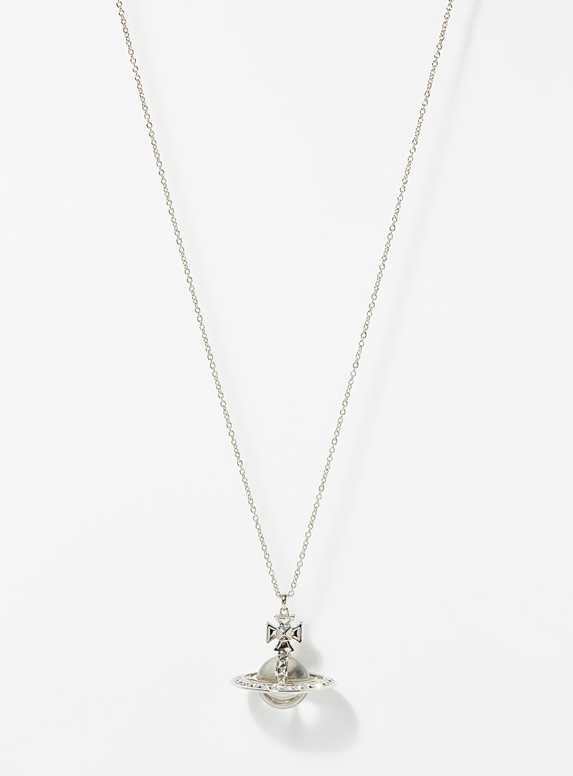 Vivienne Westwood Silver Pina pendant necklace for women