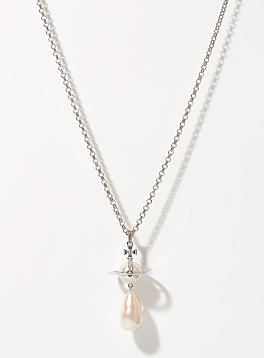 Imposing mother-of-pearl bead orb necklace | Vivienne Westwood | Shop ...