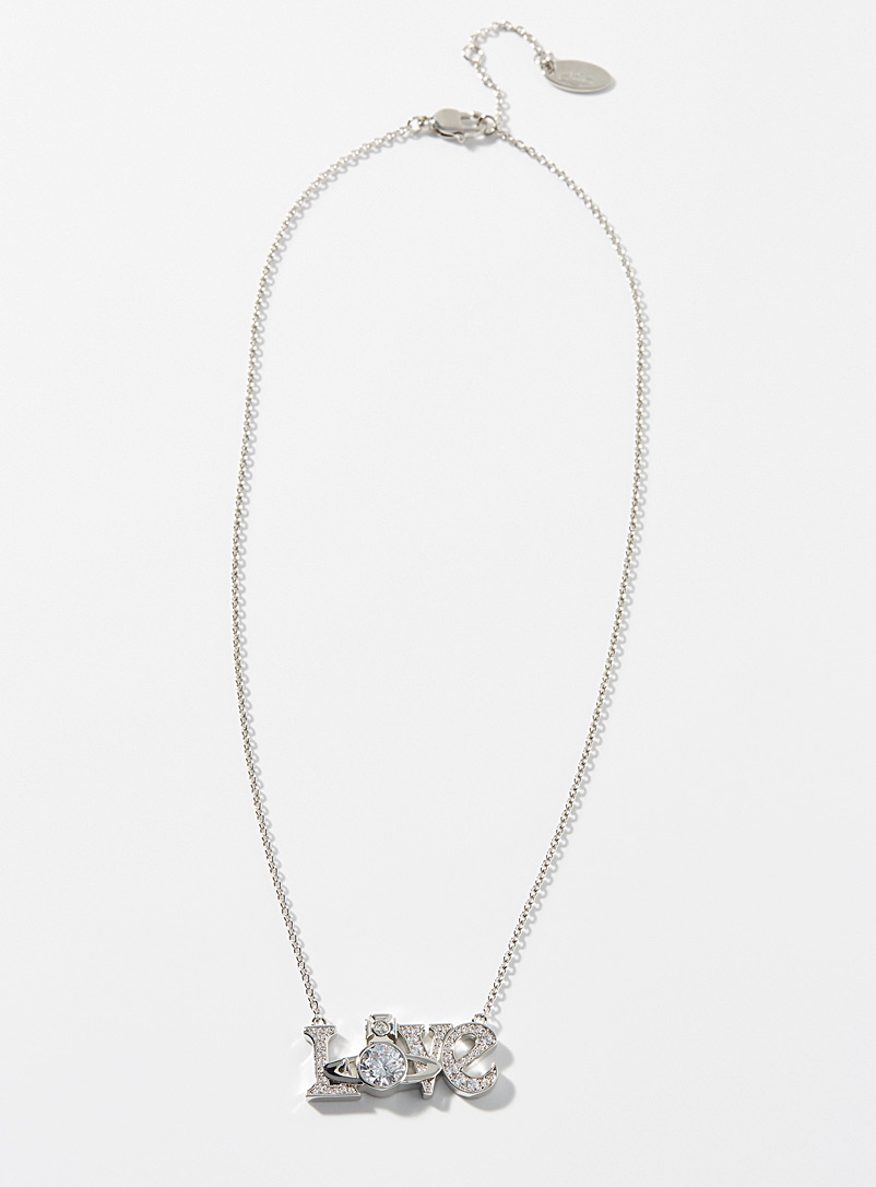 Vivienne Westwood Silver Roderica pendant necklace for women