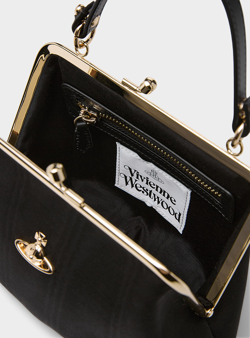 Vivienne Westwood Black Granny black handbag for women